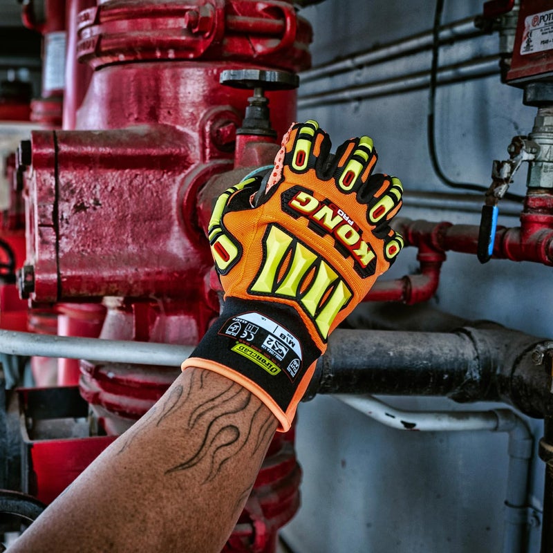 Ironclad SDX2P-03-M KONGÂ® PRO Glove, Medium, Orange - Image 3